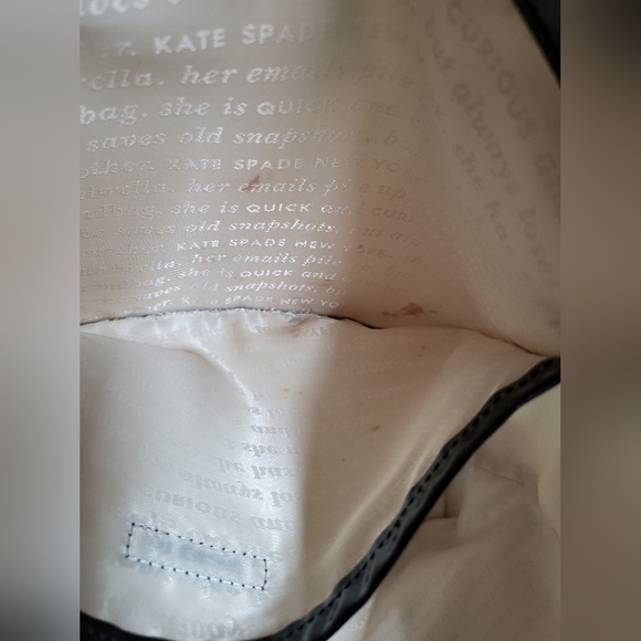 Rare Kate Spade Rain Or Shine Graphic Tote Bag - Picture 7 of 9